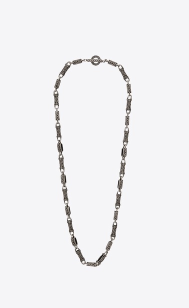 Western-style Navajo chain necklace in metal